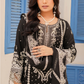 Black 'Haseen' Chiffon Ladies Suit