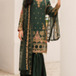 Dark Green 'Haseen' Chiffon Ladies Suit