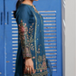 Dark Blue 'Haseen' Chiffon Ladies Suit