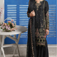 Black 'Haseen' Chiffon Ladies Suit