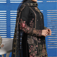 Black 'Haseen' Chiffon Ladies Suit