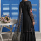 Black 'Haseen' Chiffon Ladies Suit