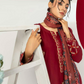 Maroon 'Alpine Luxe' Dhanak Ladies Suit