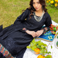 Black 'Andaaz' Chiffon Ladies Suit