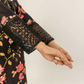 Black 'Gullposh' Linen Ladies Suit