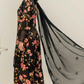 Black 'Gullposh' Linen Ladies Suit