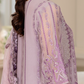 Lilac Purple 'Arzo' Chiffon Ladies Suit