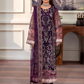 Purple 'Inayat' Net Ladies Suit