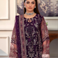Purple 'Inayat' Net Ladies Suit