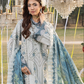 Slate Blue Grey 'Summer Fantasy' Lawn Ladies Suit