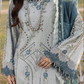 Slate Blue Grey 'Summer Fantasy' Lawn Ladies Suit