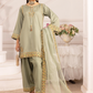 Olive Green 'Rosalie' Viscose Silk Ladies Suit