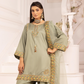 Olive Green 'Rosalie' Viscose Silk Ladies Suit
