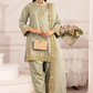 Olive Green 'Rosalie' Viscose Silk Ladies Suit