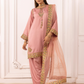 Dusty Pink 'Rosalie' Viscose Silk Ladies Suit