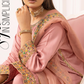 Dusty Pink 'Rosalie' Viscose Silk Ladies Suit