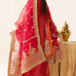 Magenta Pink Crushed Ladies Suit