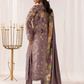 Lilac Purple 'M Prints' Linen Ladies Suit
