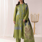 Green 'M Prints' Linen Ladies Suit