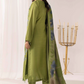 Green 'M Prints' Linen Ladies Suit