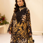 Black and Gold 'M Prints' Linen Ladies Suit