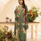 Green 'M Prints' Linen Ladies Suit