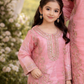 Pink Silk Girls Suit