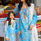 Blue 'Bazar Kahani' Cotton Ladies Suit