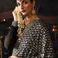 Black and Gold Chiffon Ladies Saree