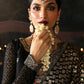 Black and Gold Chiffon Ladies Saree