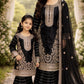 Black Silk Ladies Suit