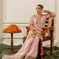 Pink 'Nida Lux' Chiffon Ladies Suit