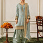 Slate Blue Grey 'Nida Lux' Chiffon Ladies Suit