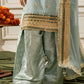 Slate Blue Grey 'Nida Lux' Chiffon Ladies Suit