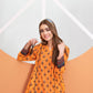 Orange Zaina by Tawakkal Fabrics Lawn Ladies Suit