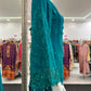 Teal Green Maria B Design Georgette Ladies Suit