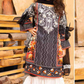 Black and White Muskari Gharara Lawn Girls Suit