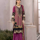 Purple Gharara Festive Lawn Ladies Suit