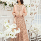 Dusty Pink IVANA Luxury Chiffon Ladies Suit