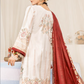 White Cream Munira Designer Dhanak Ladies Suit