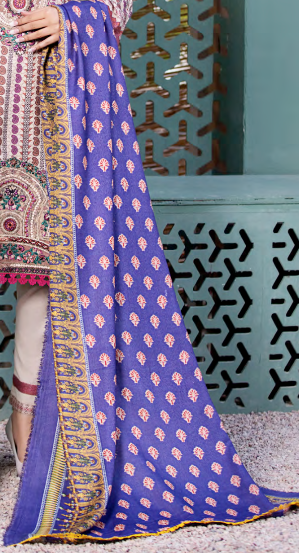Purple Munira Designer Dhanak Ladies Suit