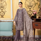 Purple Taupe 'Sphinx' Fareen Chiffon Sharara Ladies Suit