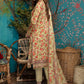 Olive Gold Poshak by Adan's Libas Linen Ladies Suit