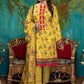 Yellow Poshak by Adan's Libas Linen Ladies Suit